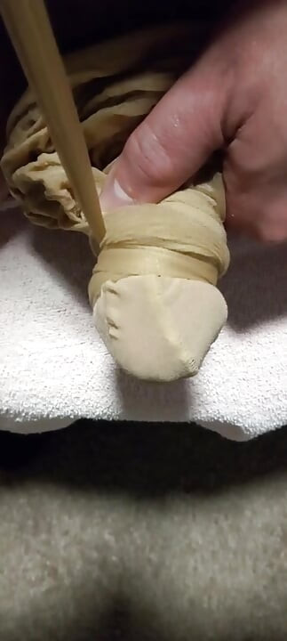 Masturbating in Wife's Pantyhose