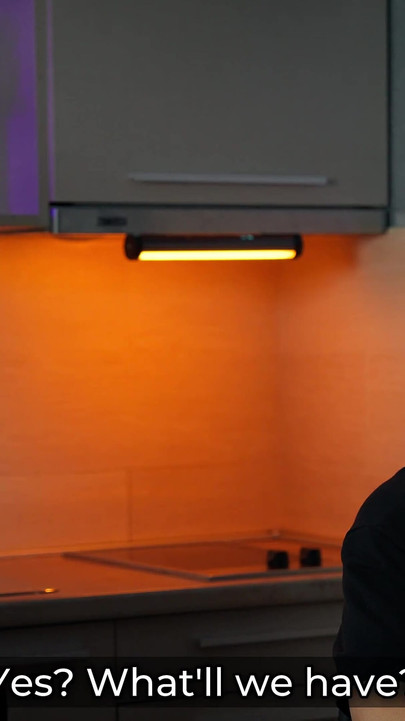 Step Mom Drops Banana, Sits on Step Son's Face & Gets Kitchen Pounded