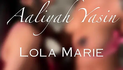 Pembe iç çamaşırlı iki güzel merdivenlerde oynuyor