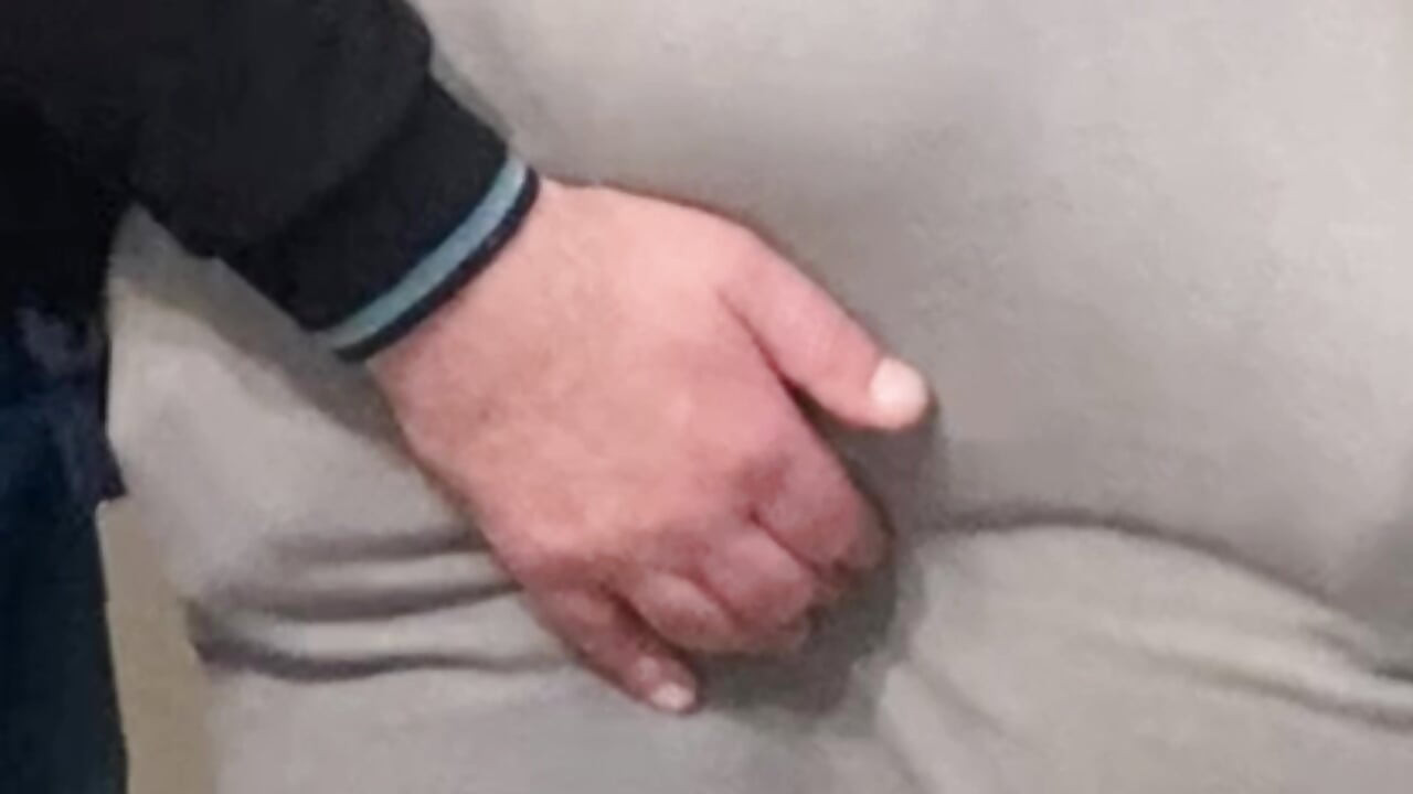 Hairy Pussy Fingered in Crowded Subway