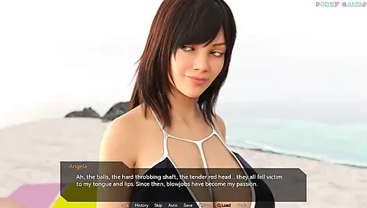 Pulau bulan madu oleh tk8000 - menggerayangi memek penyapu itu di kontolku 3