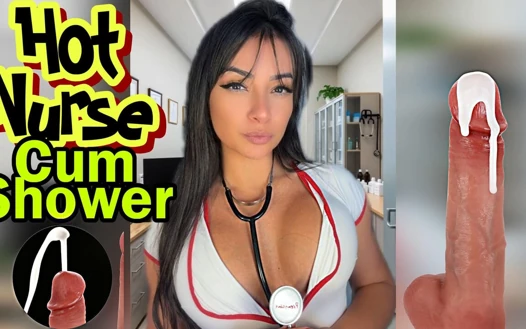 Ролевая игра Emanuelly Raquel с сексуальной медсестрой в спермоприемнике