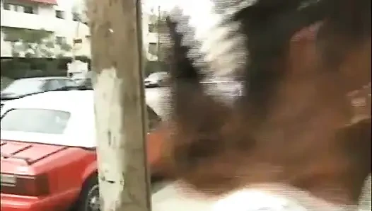 Huge natural boobs black girl pussy licking anal penetrated