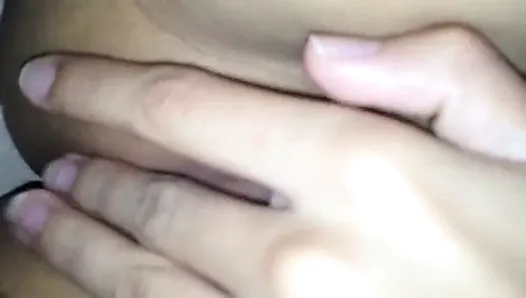 Paki girl fingers tight shaved pussy