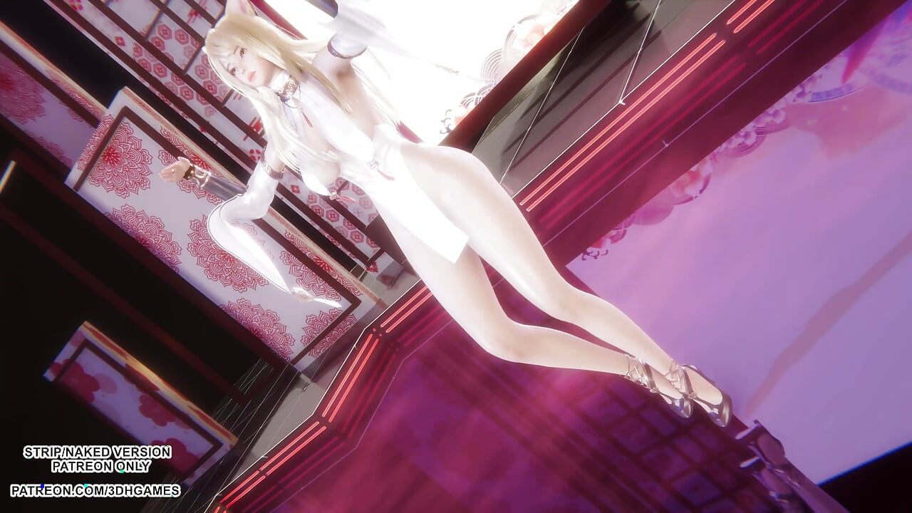MMD Gokuraku Jodo - Ahri Sexet Japansk Dans League of Legends Hentai Ucensureret 4K 60FPS