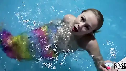 Captive Mermaid Teases You in the Pool