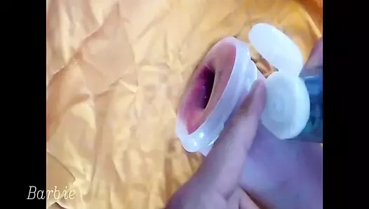 Ev yapımı Fleshlight masturbator adım adım