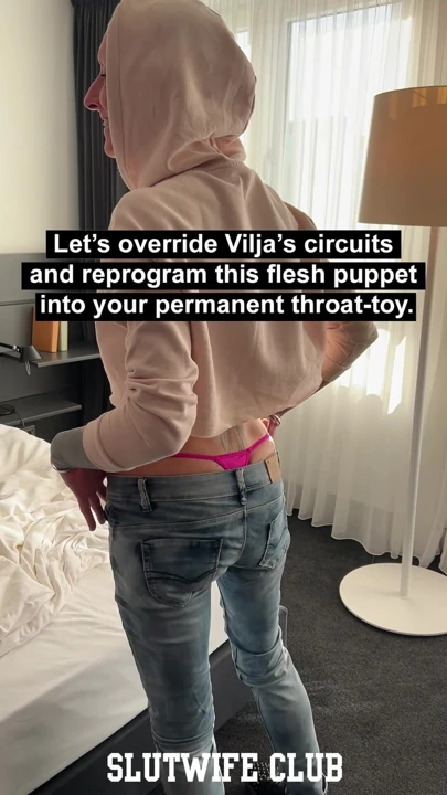 Don’t miss Vilja’s downfall. My personal slut is becoming a mindless fembot fucktoy. Got scene ideas? Send them.