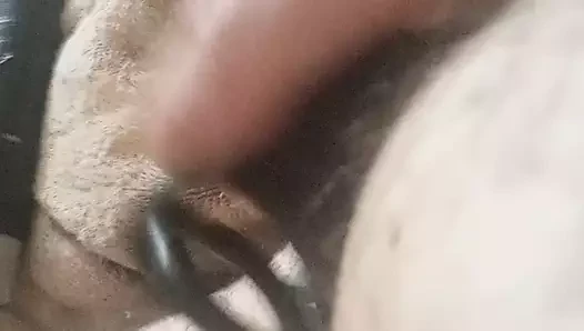 Kahrolası benim sağ göt ile bir yapay penis süre ben boşalmak
