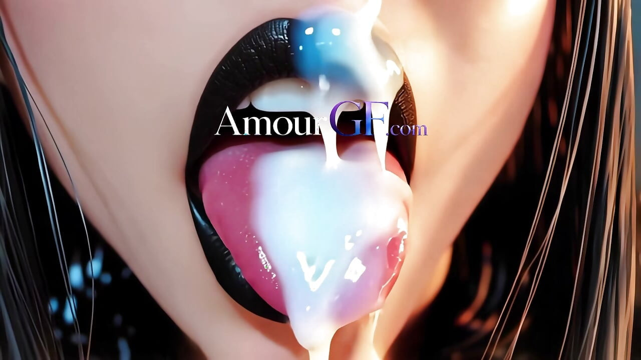 AI cartoon mouths flooded cumshot after cumshot, faces covered and dripping