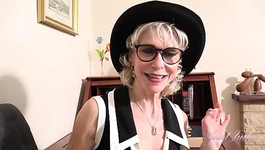 Auntjudys - Твоя Зрелая Горячая Бабуля-босс Dee Lite Сосет Твой Член В Офисе