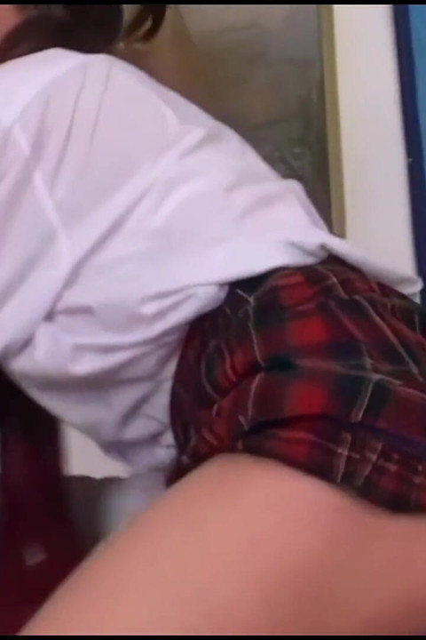 Angelica Wild, Schoolgirl Version, Masturbates for You