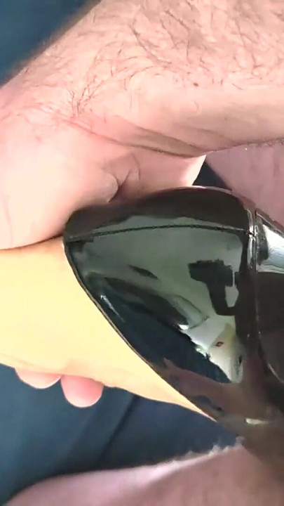 She only reaches for those Juliet black patent heels (size 36) when she has a plan. | Clip 1