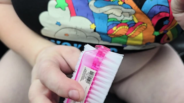 Toying My Hairy Cunt in the Car While Parked in Public.