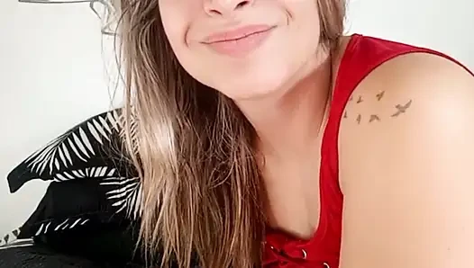 Hot blonde rides dildo until she reaches orgasm
