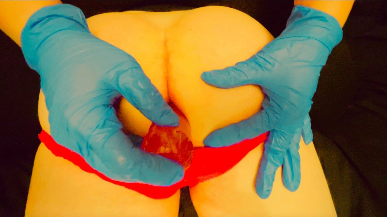 Ohboy_official kåta röv slampa pojke i bikini får rosa dildo och dubbel orgasm