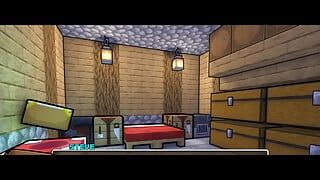 Minecraft horny craft (Shadik) - parte 51-52 - hazla correrse para Halloween por loveskysan69