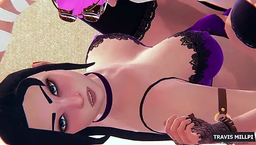 Caitlyn und Vi ruhen von Missionen, ich bin nicht dein cupcake, sagte sie League of legenden arcane