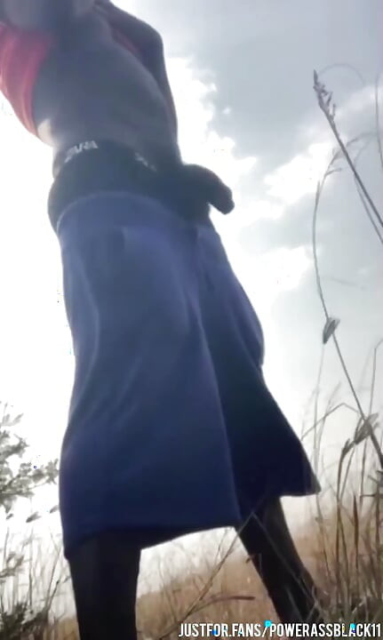 Masturbating Alone Intensely in the Bush