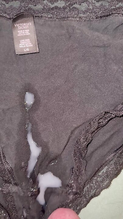 Cum on wife’s panties 41