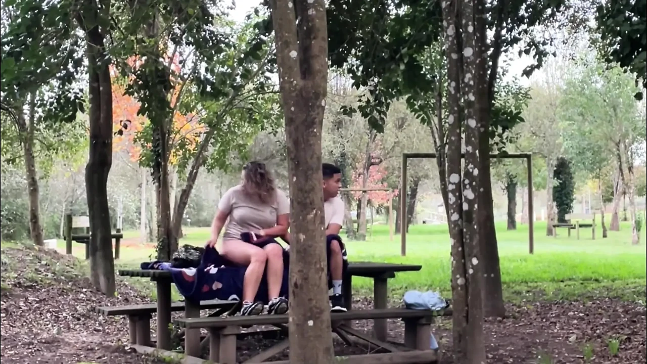 Stepmother Gets Caught Having Sex Outdoors