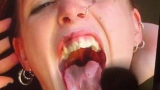 RAGE IN HER MOUTH