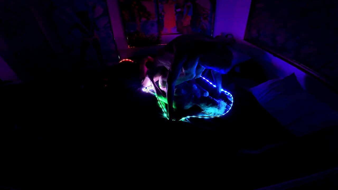 Two lighting experiments - One with Ultraviolet, The Other With an LED Strip