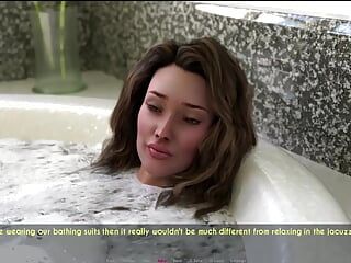 Jour 17 - gratuit - partie 2 - Sophia et Dylan passent un peu de temps dans le bain