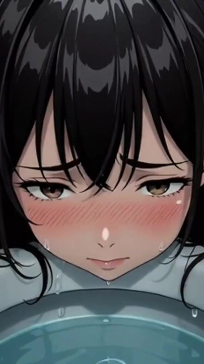 Japanese female student urinating in the restroom | Clip 1