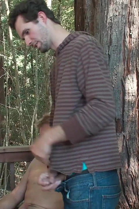 Logan stevens: Großer schwanz, hengst gedemütigt und gang auf dem Campingplatz gefickt