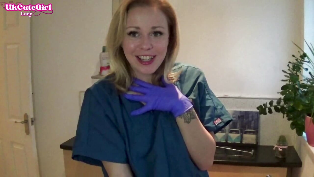 Latex Glove JOI in the Dental Chair Naughty Nurse POV