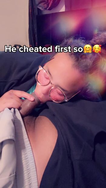 This bitch really cheated