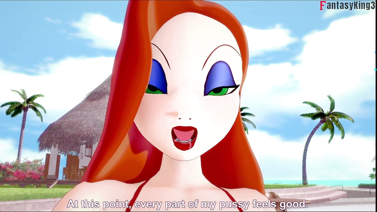 Jessica Rabbit este futută în piscina publică