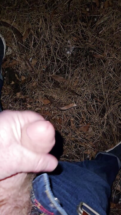 Risky jerk and cum in factory  yard