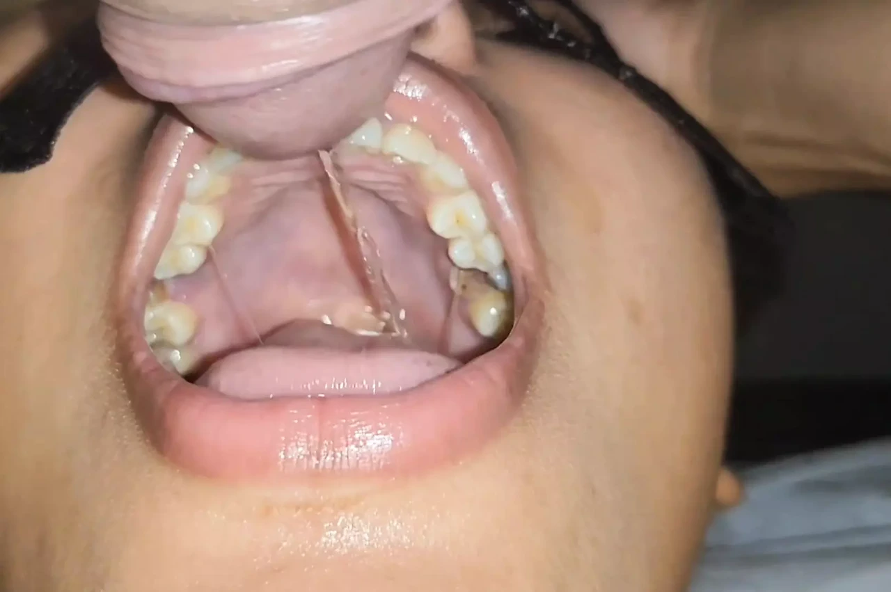 Pissing and cumming in my piss slave's deep throat