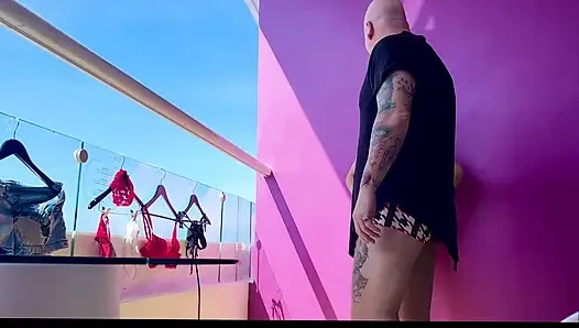 Ukrainian tourist in Mexico gets cock in swinger hotel in front of every...