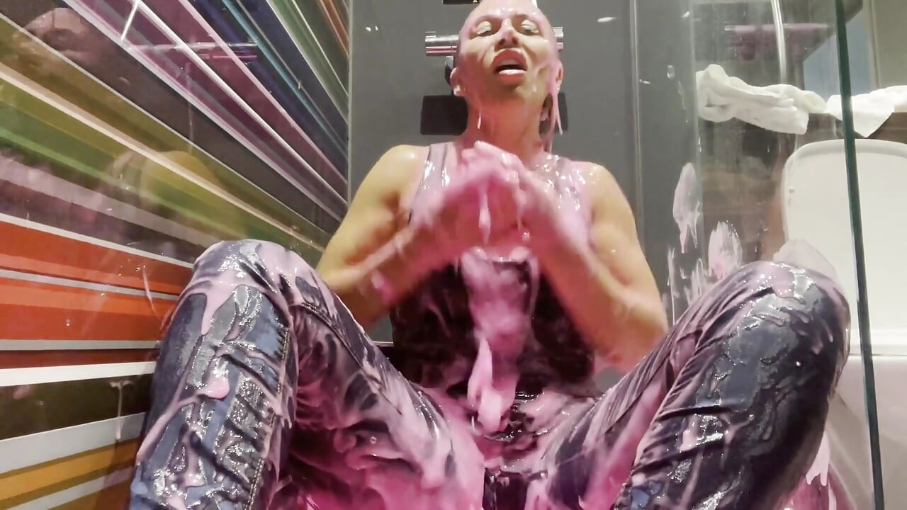 Callie Gets Pink Gunged