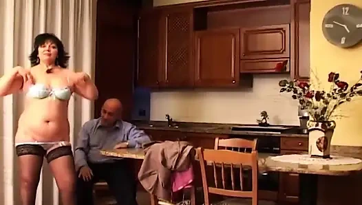 Horny MILF Gets Fingered and Fucked in Kitchen Romp