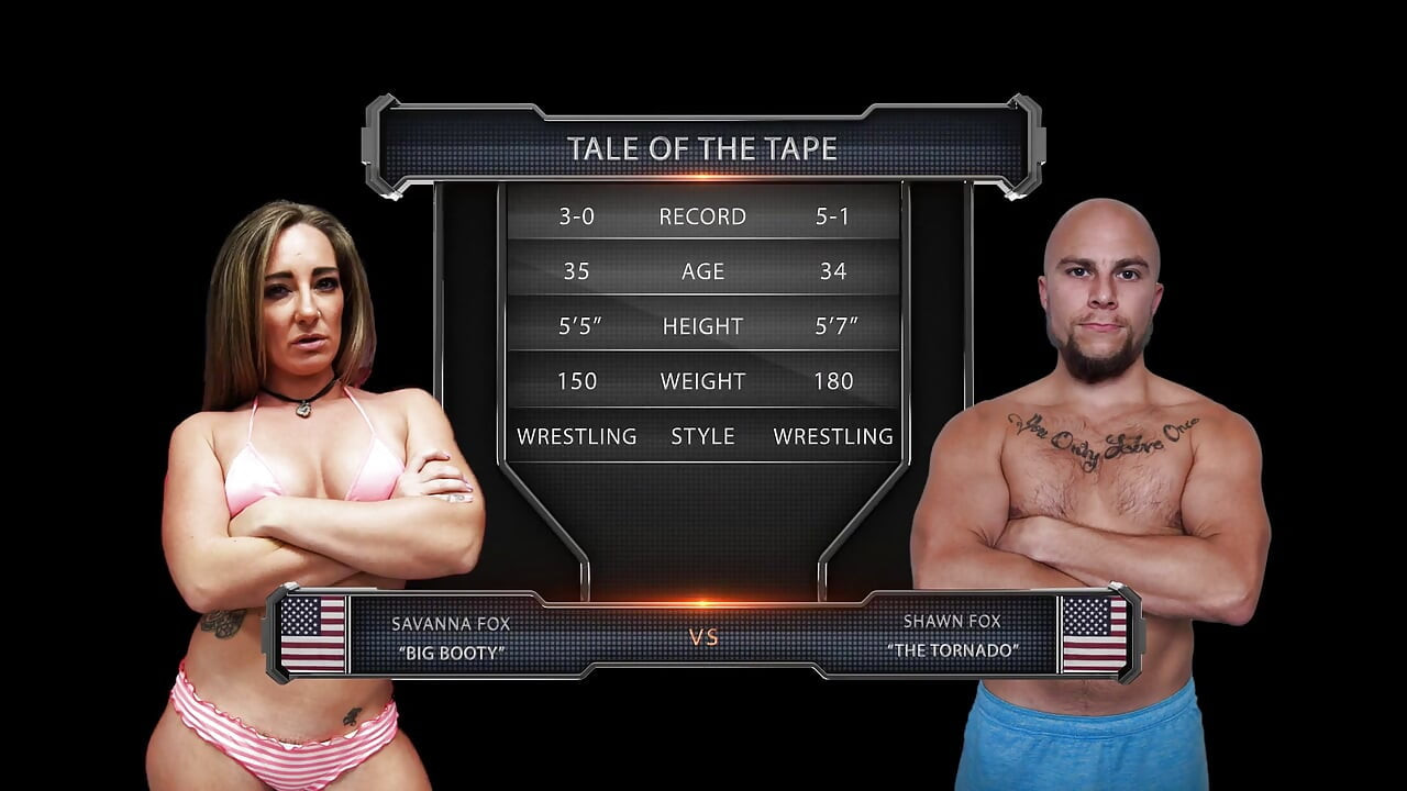Savannah Fox vs Shawn Fox 2 luta mista