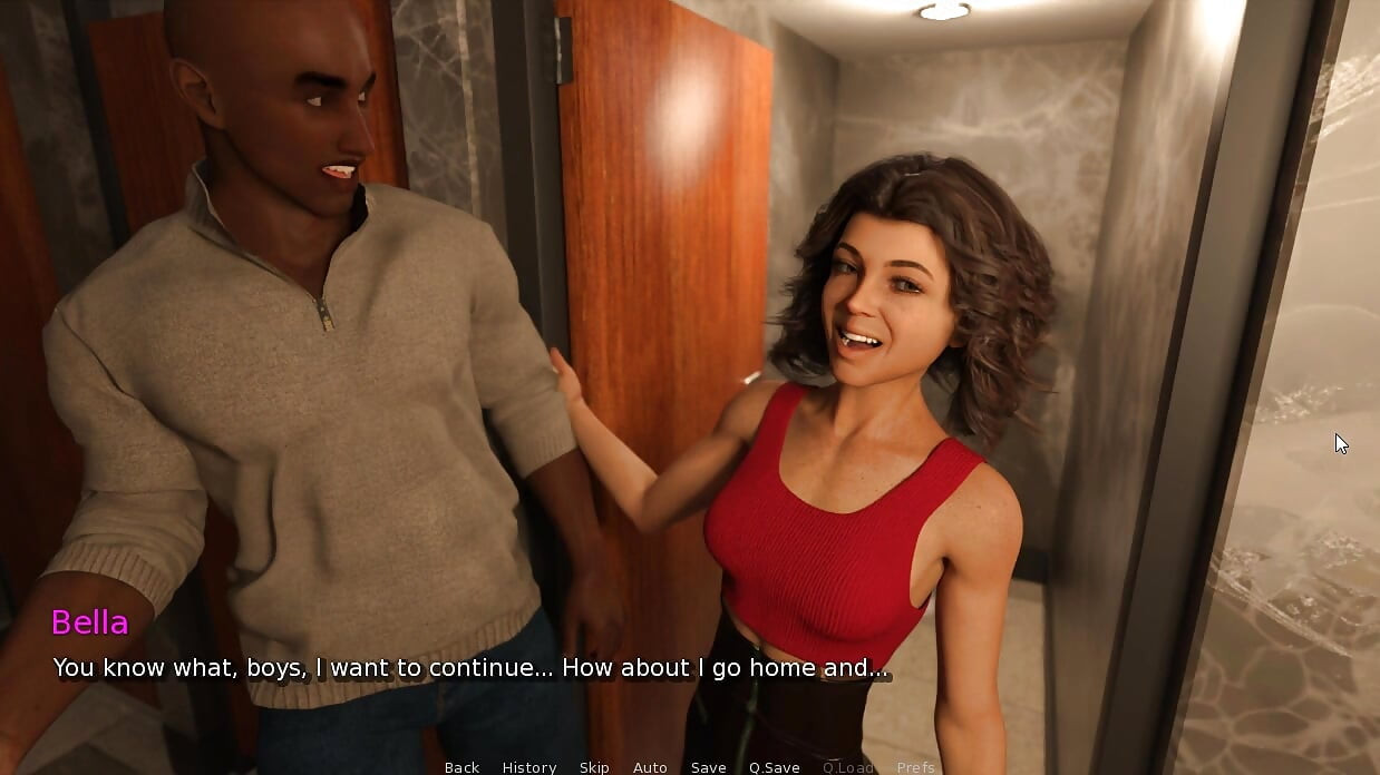My hotwife - gameplay - roleplay - vamos dançar - esposa gostosa fode em banheiro público filmado pelo marido