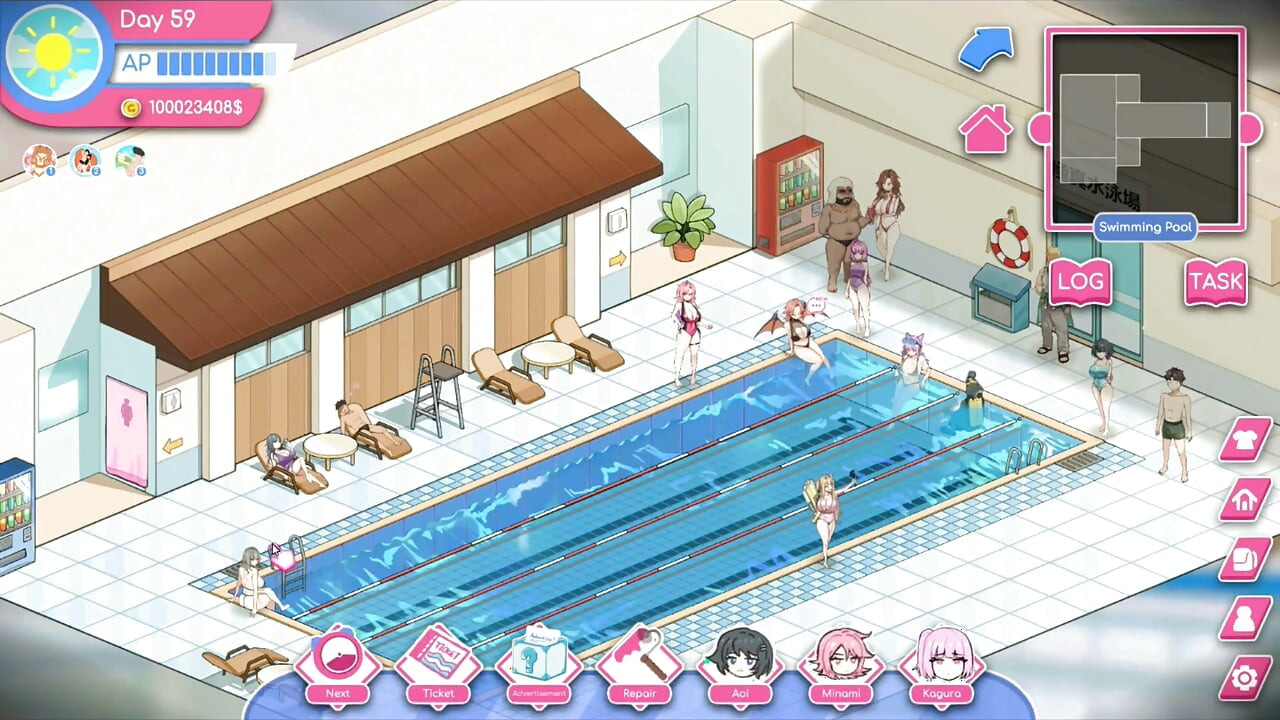 Hentai Game – Minami Hentai Gallery Scene Pool Sex 3 - Lifeguard Holic