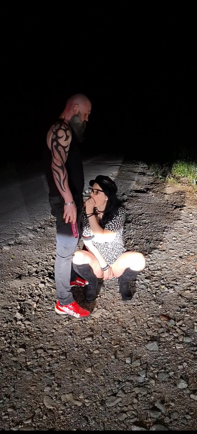 Powerful moment from "Dirty whore grandma make me cum in her mouth"