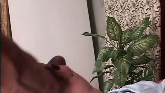 Рыжая мачеха занимается жестким сексом