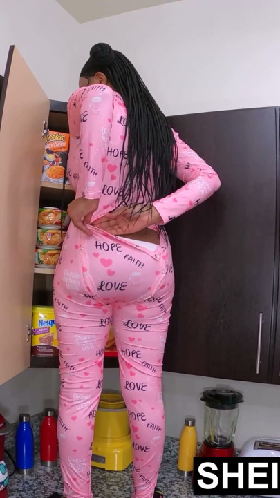 Sheisnovember Cornered In The Kitchen By Stepdad! Black Butt | Clip 1