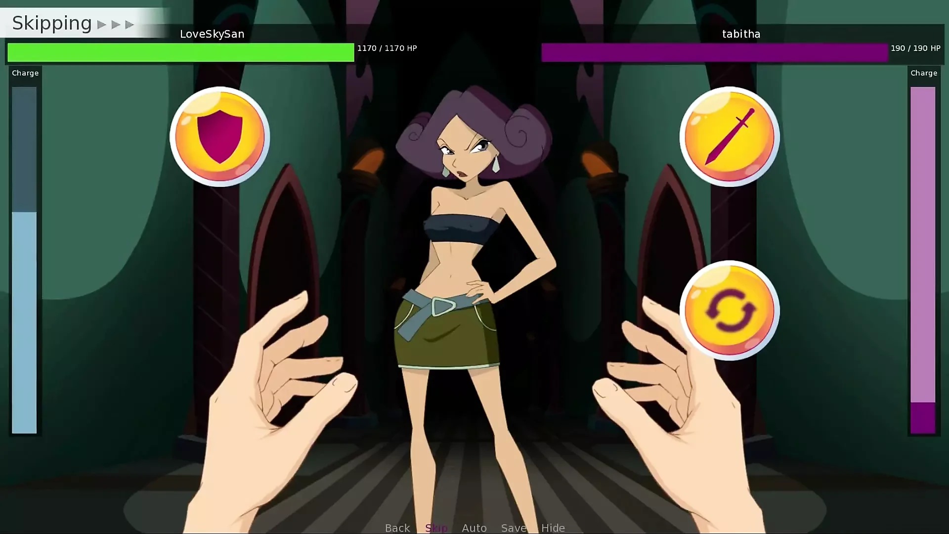 Fairy Fixer V0.1.2 deel 32 seks op universiteit met drie meisjes door Loveskysanx