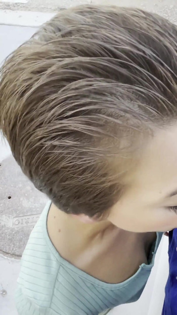 Public swallowing of his creamy jizz