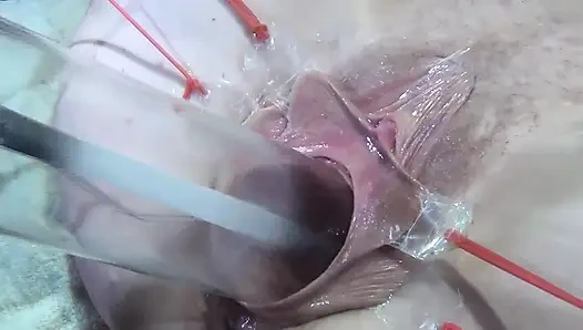 10 Far Spread Pussy Close up Fucking with Lamp 1000 Watt