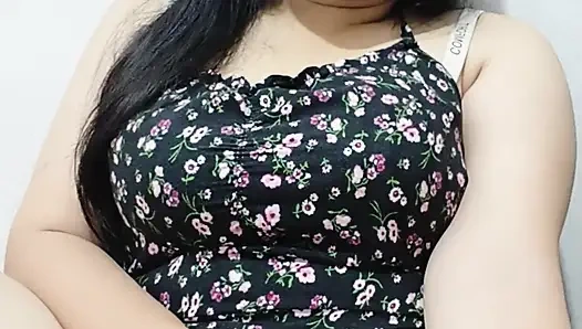 Beautiful big sister just came from a small village