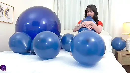 Ballons für Stiefvaters B-tag 4K blasen