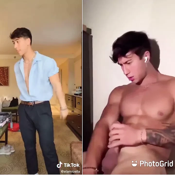 Hot tiktokers jerking